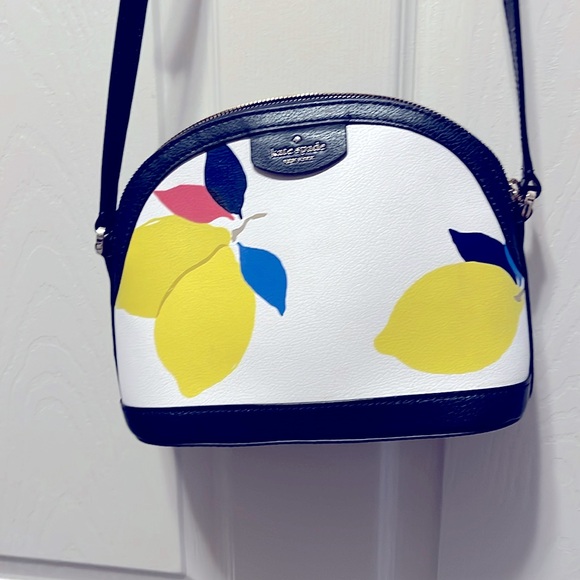 kate spade Handbags - Kate spade X-Large dome crossbody 9.5L x   4W x 7.5H. Long dark navy strap 50”